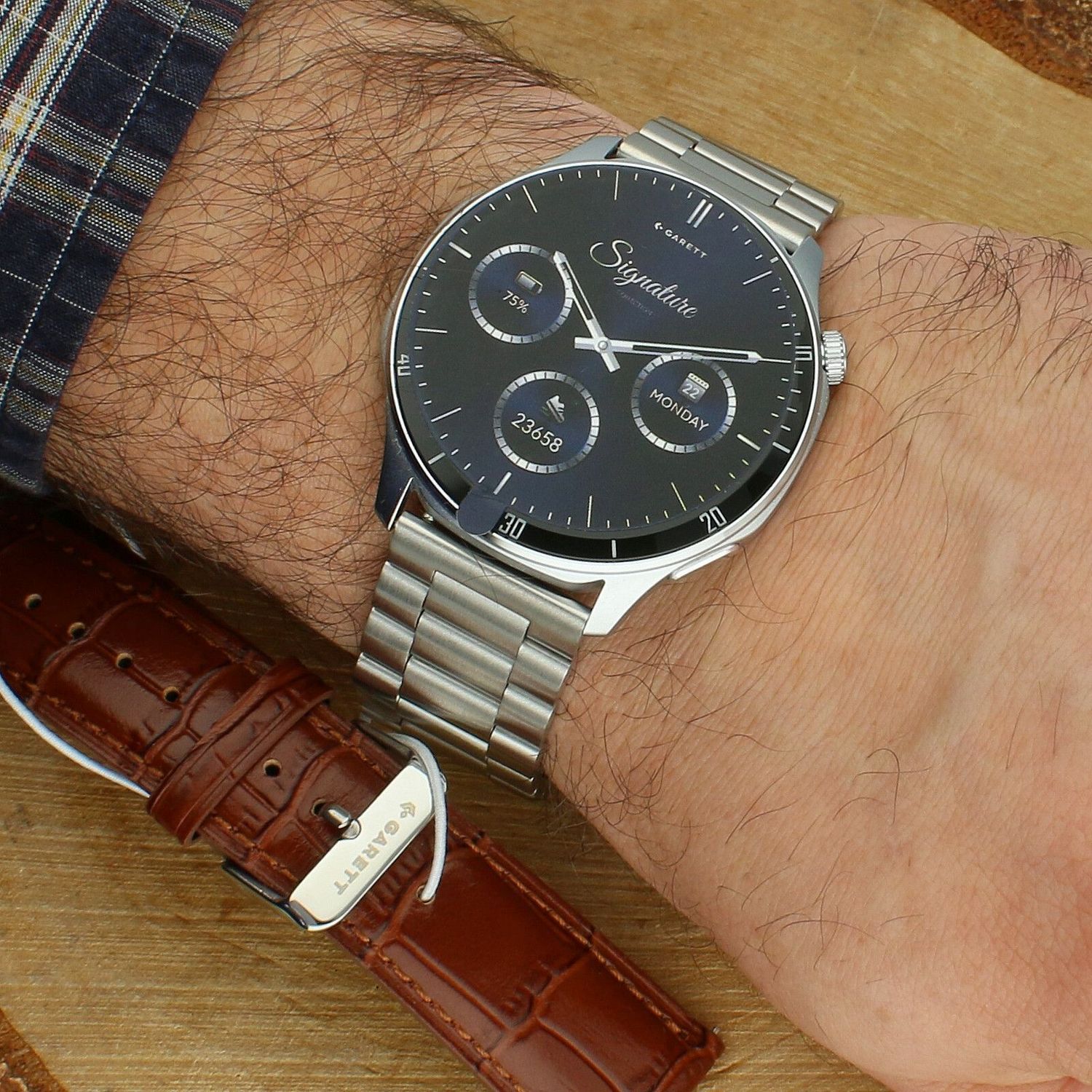 Zegarek  Garett Prime srebrny solid .jpg